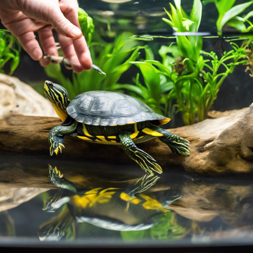 So richtest Du ein perfektes Aquaterrarium für Deine Gelbwangen-Schmuckschildkröten ein!