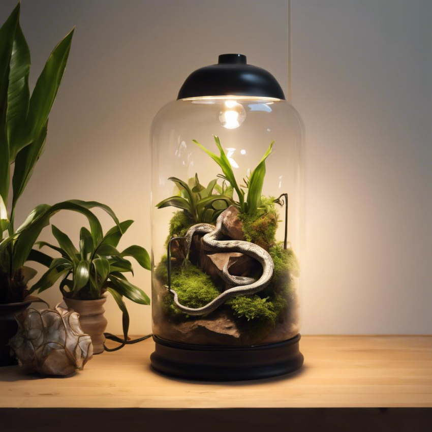 Terrarium Beleuchtung für Schlangen: Tipps zur Wahl der richtigen Lampen für dein Reptilienheim