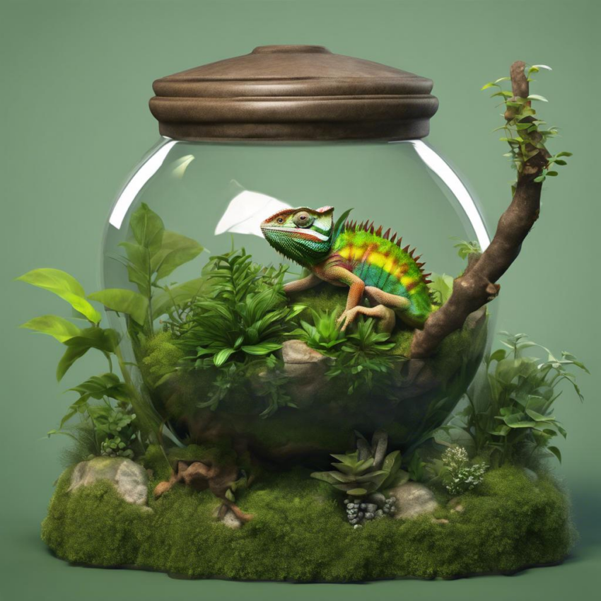 Das ideale Terrarium für Chamäleons: Tipps zur artgerechten Haltung und Gestaltung