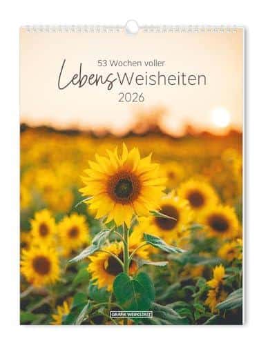 Unsere ehrliche Meinung zum Wochenkalender 2026 – Lebensweisheiten