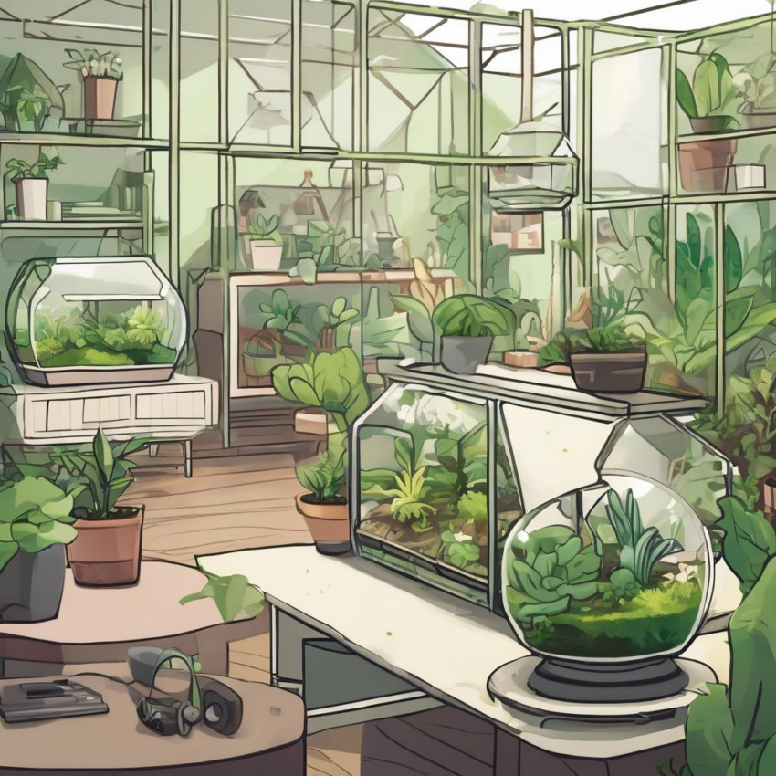 Gib deinem grünen Daumen ein Upgrade mit der Terrariumgröße Technik Einrichtung!
