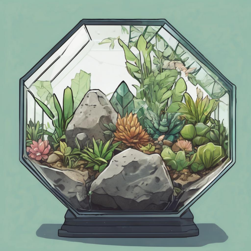 Rock deine Pflanzenwelt mit Terrariumgröße Technik Einrichtung