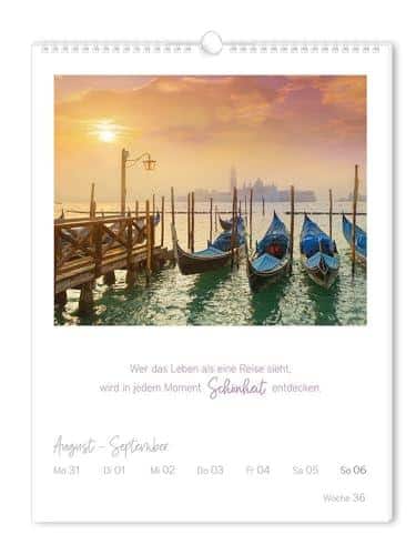 Unser Wochenkalender 2026: LebensWeisheiten zum Glücklichsein