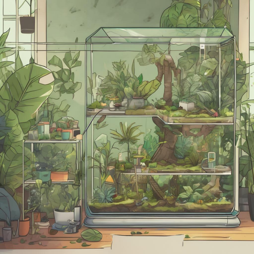 Schaffe dein eigenes Mini-Dschungel-Wunderland: Terrariumgröße Technik Einrichtung!