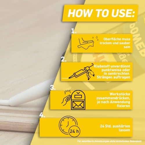 Testbericht: Pattex Montagekleber Power - Kraftkleber für innen & außen