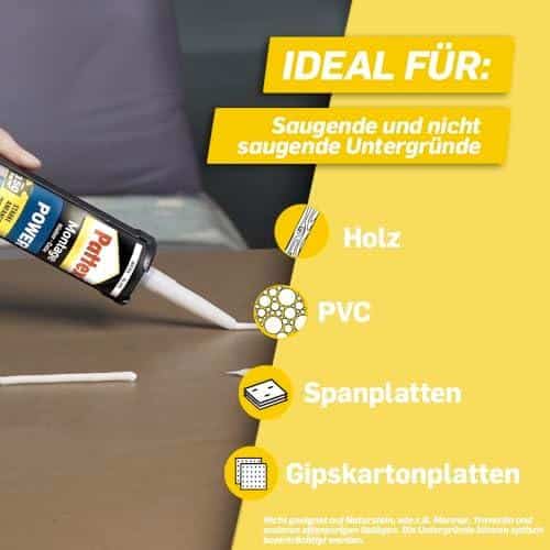 Testbericht: Pattex Montagekleber Power - Kraftkleber für innen & außen