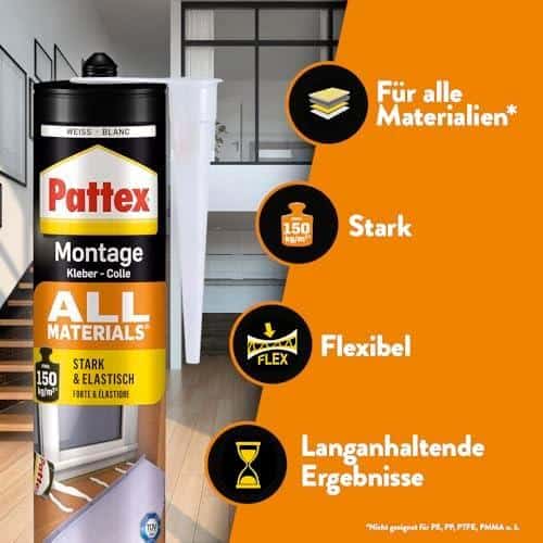 Kraftvoll verklebt: Unser Review zum Pattex Montagekleber All Materials!