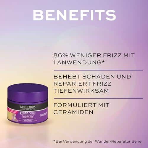 Mit John Frieda Frizz Ease Wunder-Kur: Bye bye Frizz, hallo gesundes Haar!