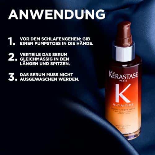 Es, trockenes Haar habe? Für feines, trockenes Haar empfehlen wir die Nutritive Serie, die speziell entwickelt wurde, um feines Haar mit Feuchtigkeit und Nährstoffen zu versorgen, ohne es zu beschweren. Beginnen Sie mit dem Bain Satin Shampoo, gefolgt von Lait Vital oder Masquintense als Conditioner. Verwenden Sie das Nutri-Supplement Scalp Serum für die Kopfhaut und das Nectar Thermique als Hitzeschutz vor dem Föhnen. Abschließend tragen Sie das 8H Magic Night Serum auf, um das Haar über Nacht zu pflegen und zu reparieren. Mit dieser Nährstoff-Routine wird Ihr feines, trockenes Haar gesund und geschmeidig aussehen